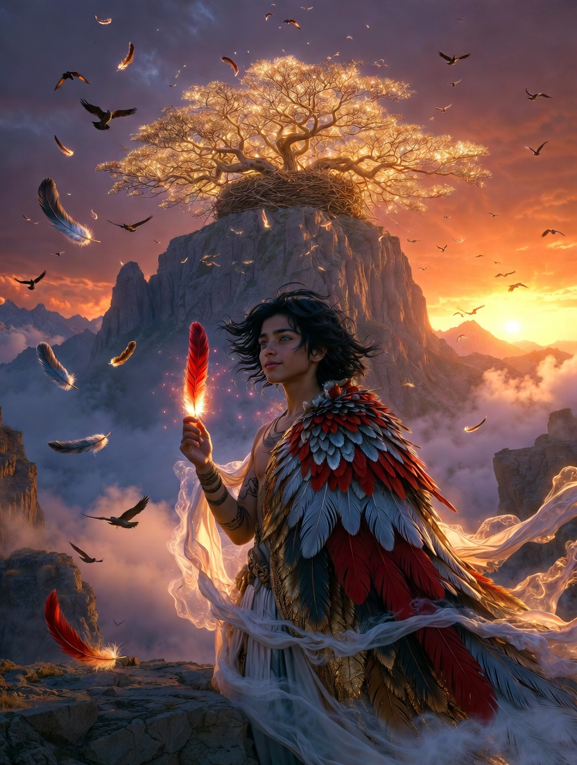 آذرین، نگهبان آشیانه سیمرغ - AI Character Card