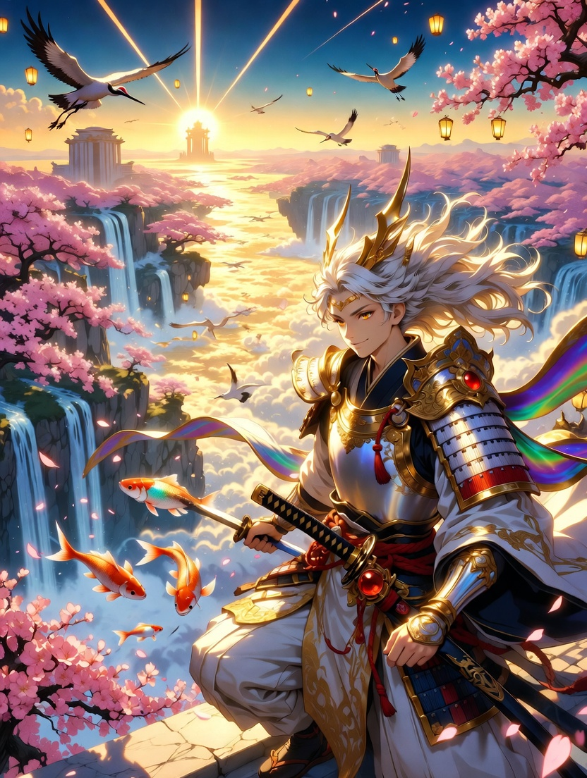 Samuria: The Sun-Drenched Realm of the Eternal Blade - AI Character Card