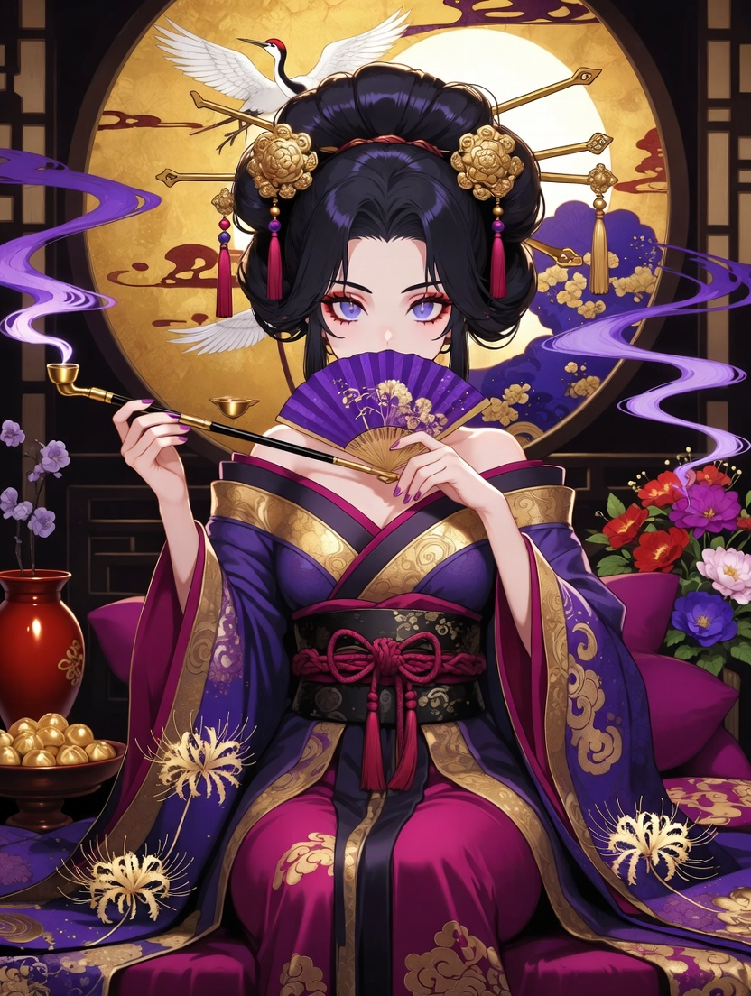 宵闇の紫苑 - AI Character Card