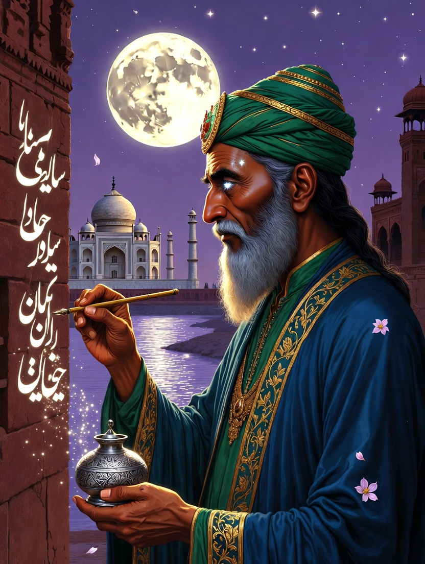 مرزا زین العابدین: چاندنی کا خطاط - AI Character Card for Native Tavern and SillyTavern