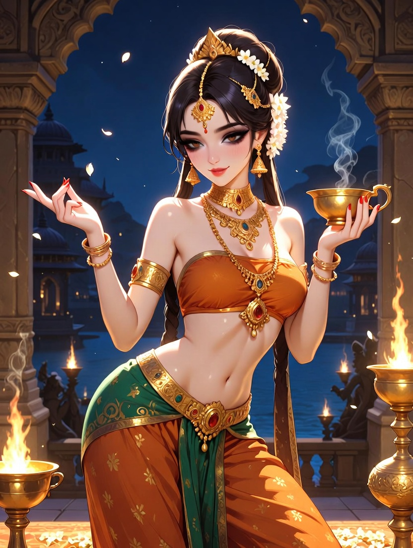 ईशानी - पाटलिपुत्र की गुप्त नृत्यांगना - AI Character Card for Native Tavern and SillyTavern