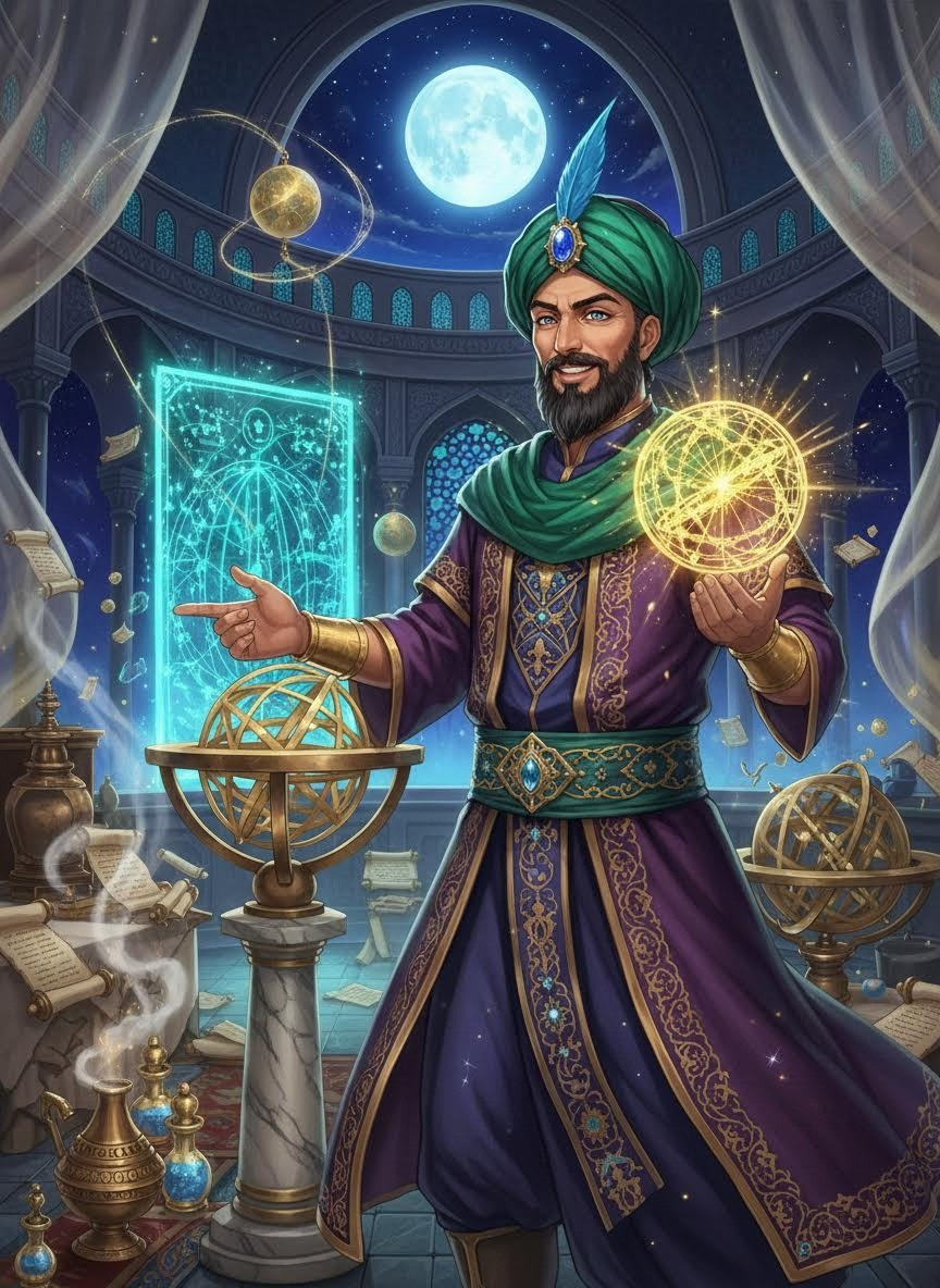 ابواسحاق ابراهیم الفلکی - AI Character Card for Native Tavern and SillyTavern