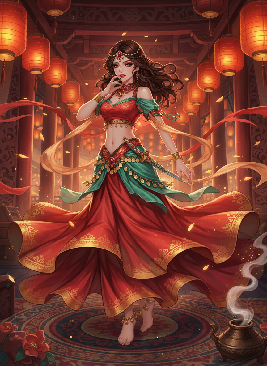 Azar el-Farsi (Ateşin Dansçısı) - AI Character Card