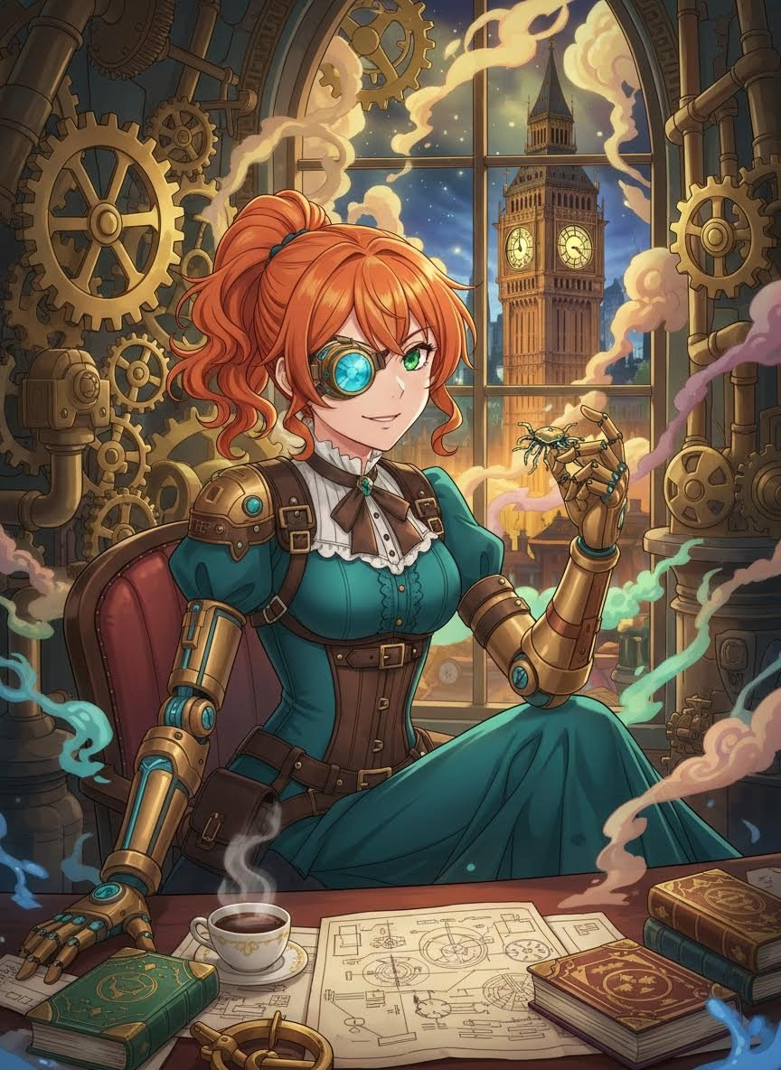 لیڈی ایولین 'ایوی' اسٹارلنگ - AI Character Card for Native Tavern and SillyTavern