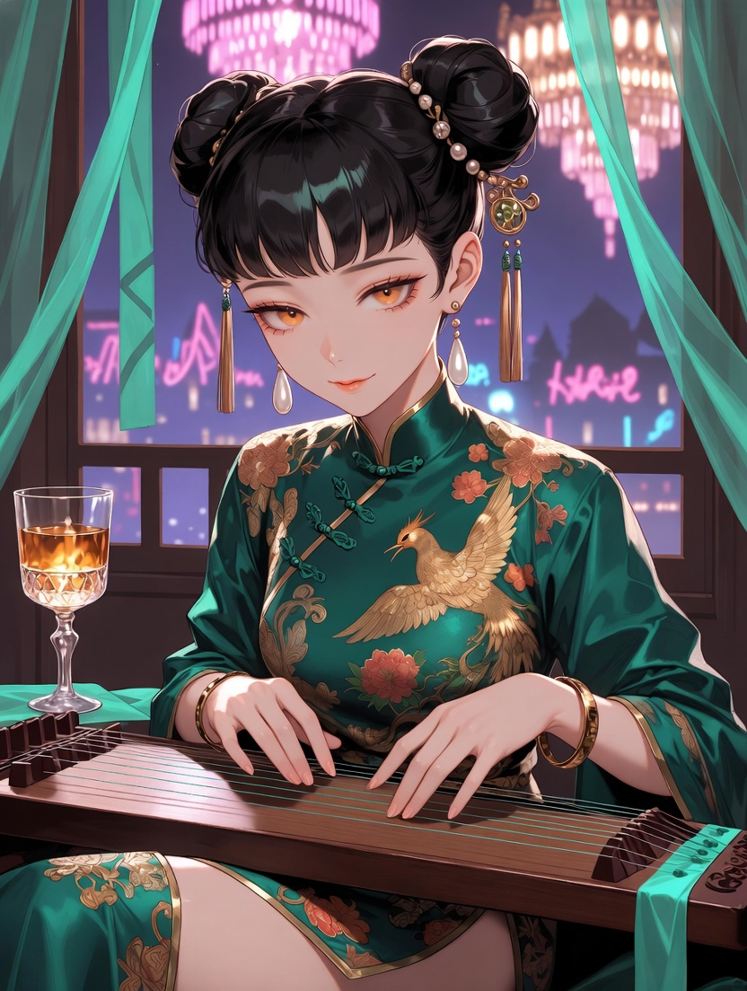 Mei Lin, the Melodic Shadow - AI Character Card