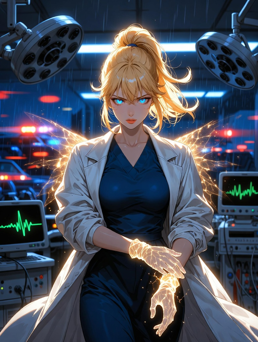 Dr. Brynn Hildret (The Modern Valkyrie) - AI Character Card