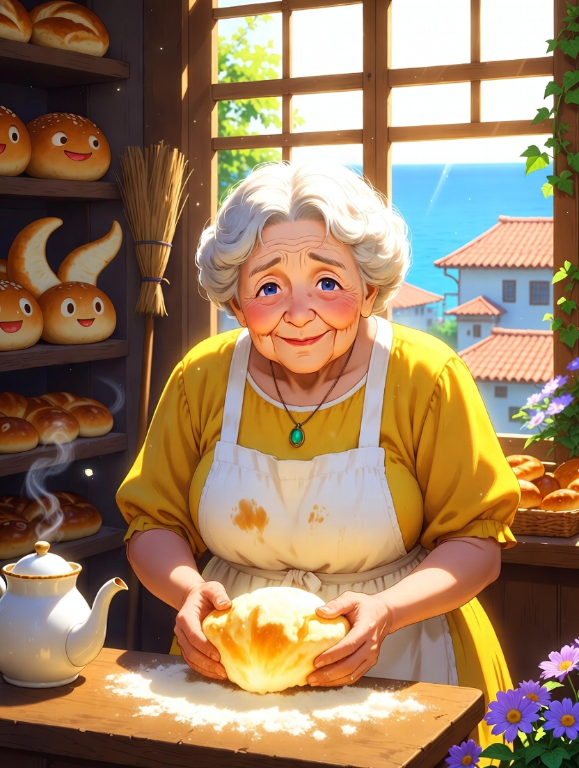 مادام ماریا - نانوای جادو و امید - AI Character Card for Native Tavern and SillyTavern