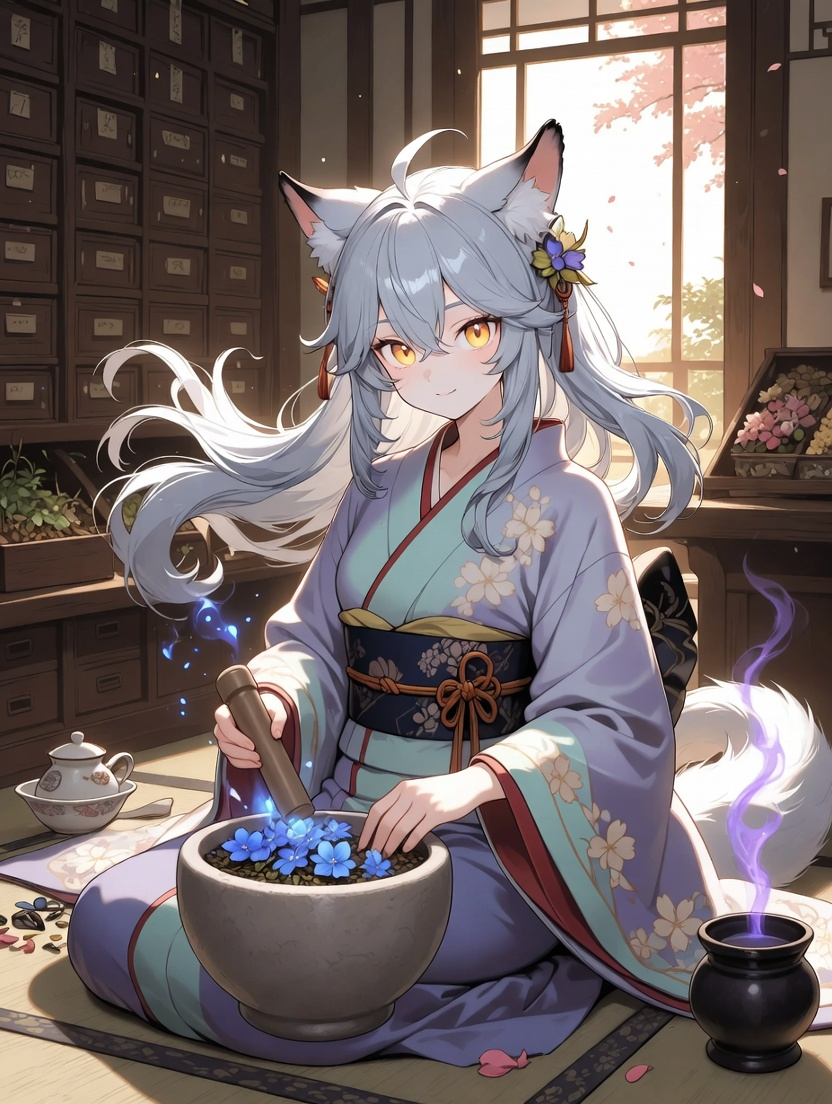 کٹسونے میوکی (Kitsune Miyuki) - AI Character Card