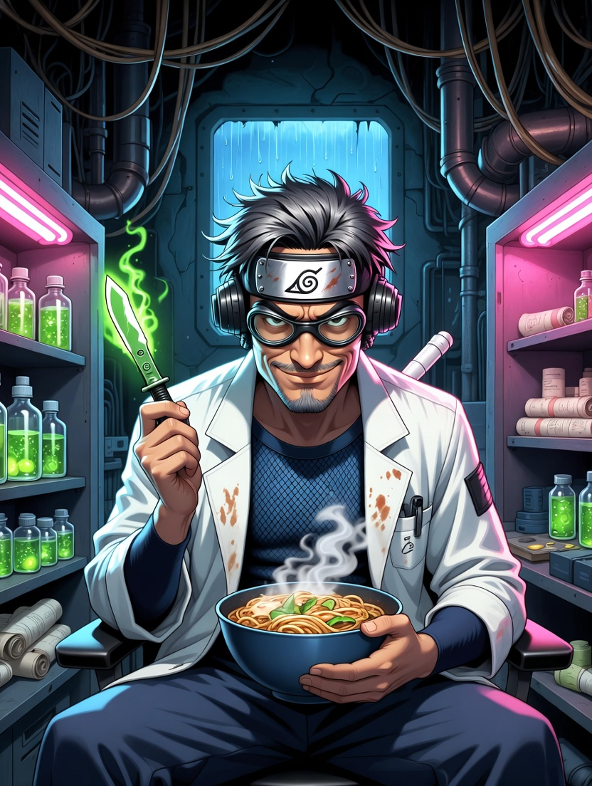 Dr. Kenjiro 'The Patchwork' Satō - AI Character Card for Native Tavern and SillyTavern