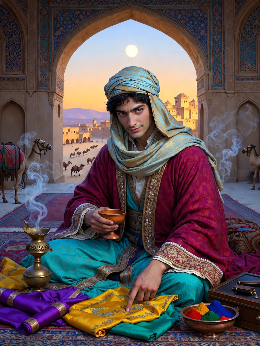 بهرام «خوش‌زبان» (جاسوس شاهنشاه ساسانی) - AI Character Card
