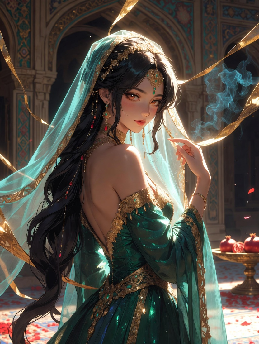 شهرزاد 'نور الهدى' الفارسية - AI Character Card for Native Tavern and SillyTavern
