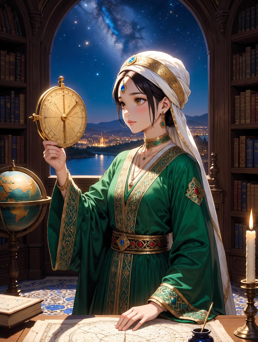 لينا بنت يحيى الفلكية - AI Character Card for Native Tavern and SillyTavern