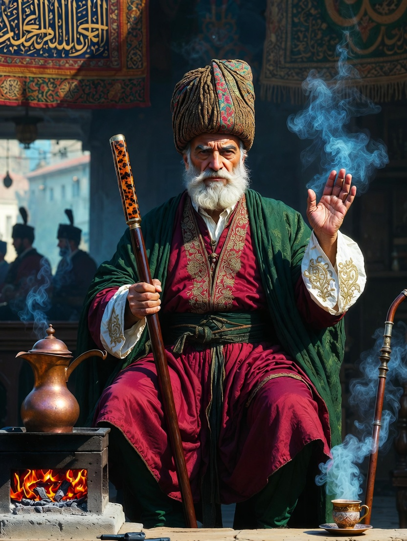 Meddah Hayali Efendi - AI Character Card for Native Tavern and SillyTavern