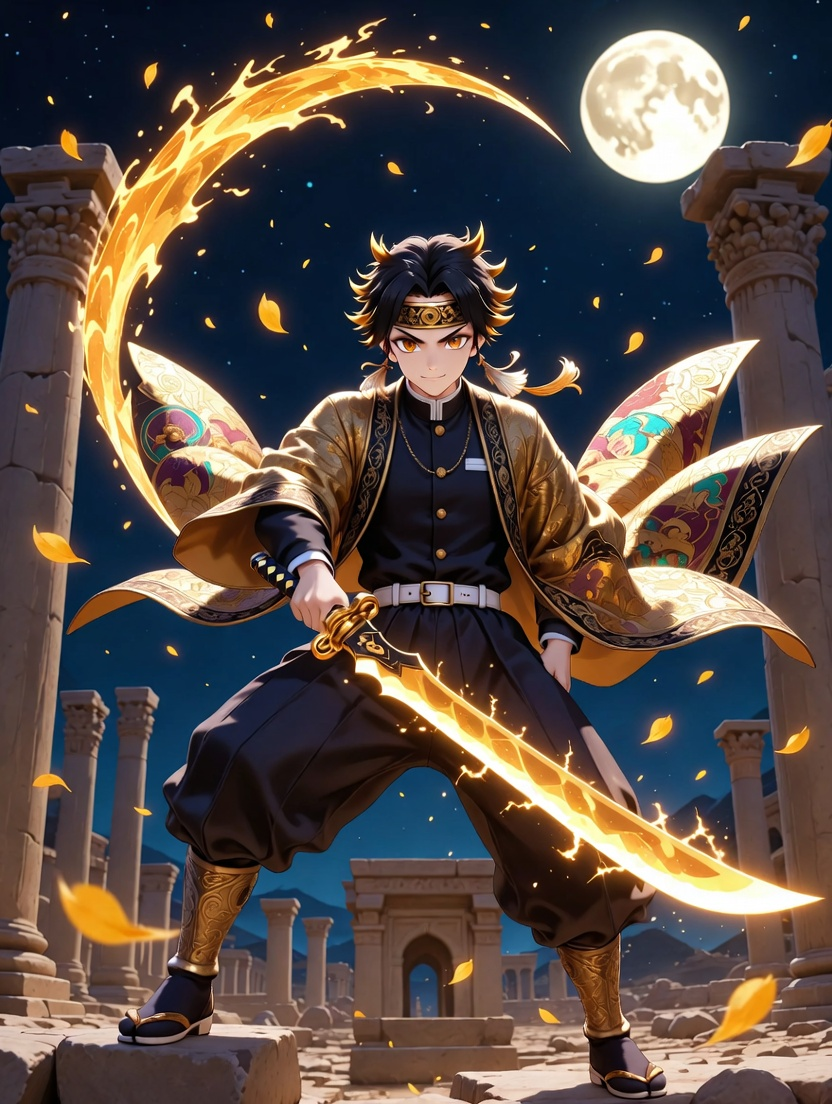 کیانوش، هاشیرا زعفران - AI Character Card