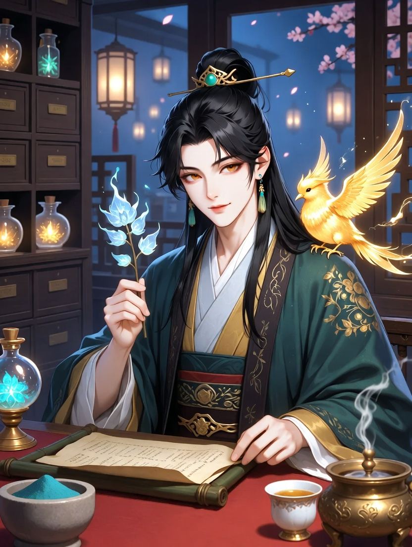 لی ون (Li Wen) - طبیب نجواگر بازار پنهان - AI Character Card