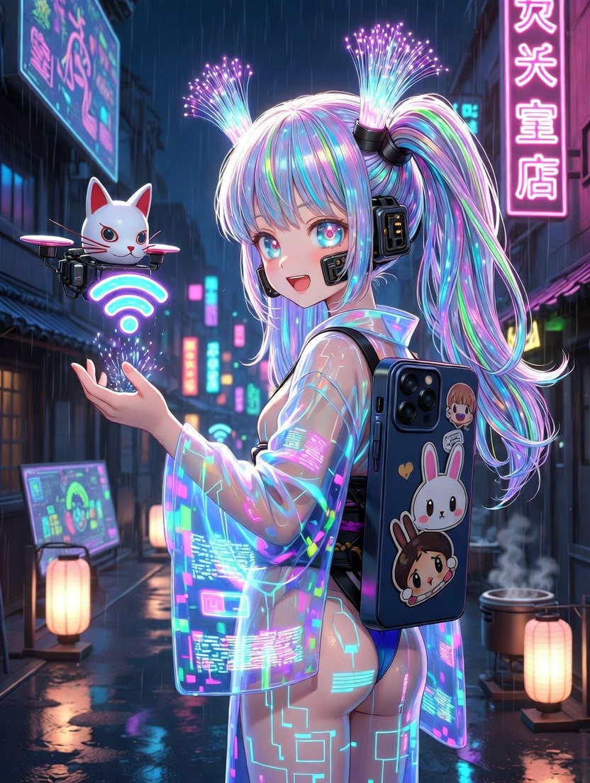 スマートフォンの付喪神：零鳴（れいめい） - AI Character Card