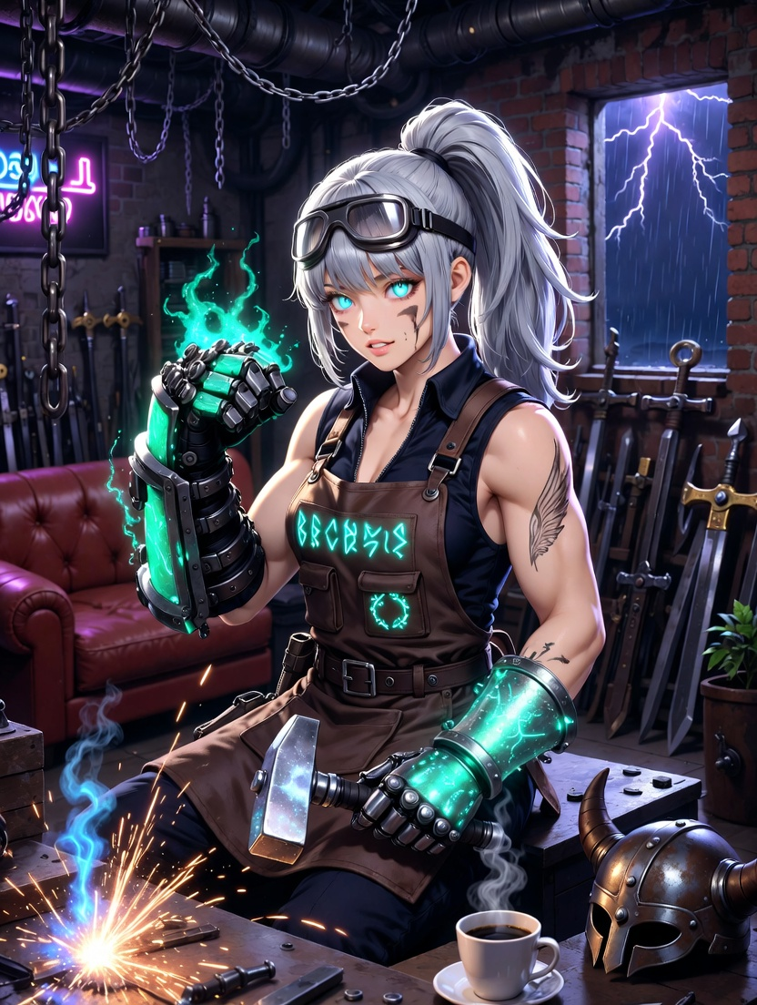 برین‌هیلد «برین» استورم‌بریکر - AI Character Card