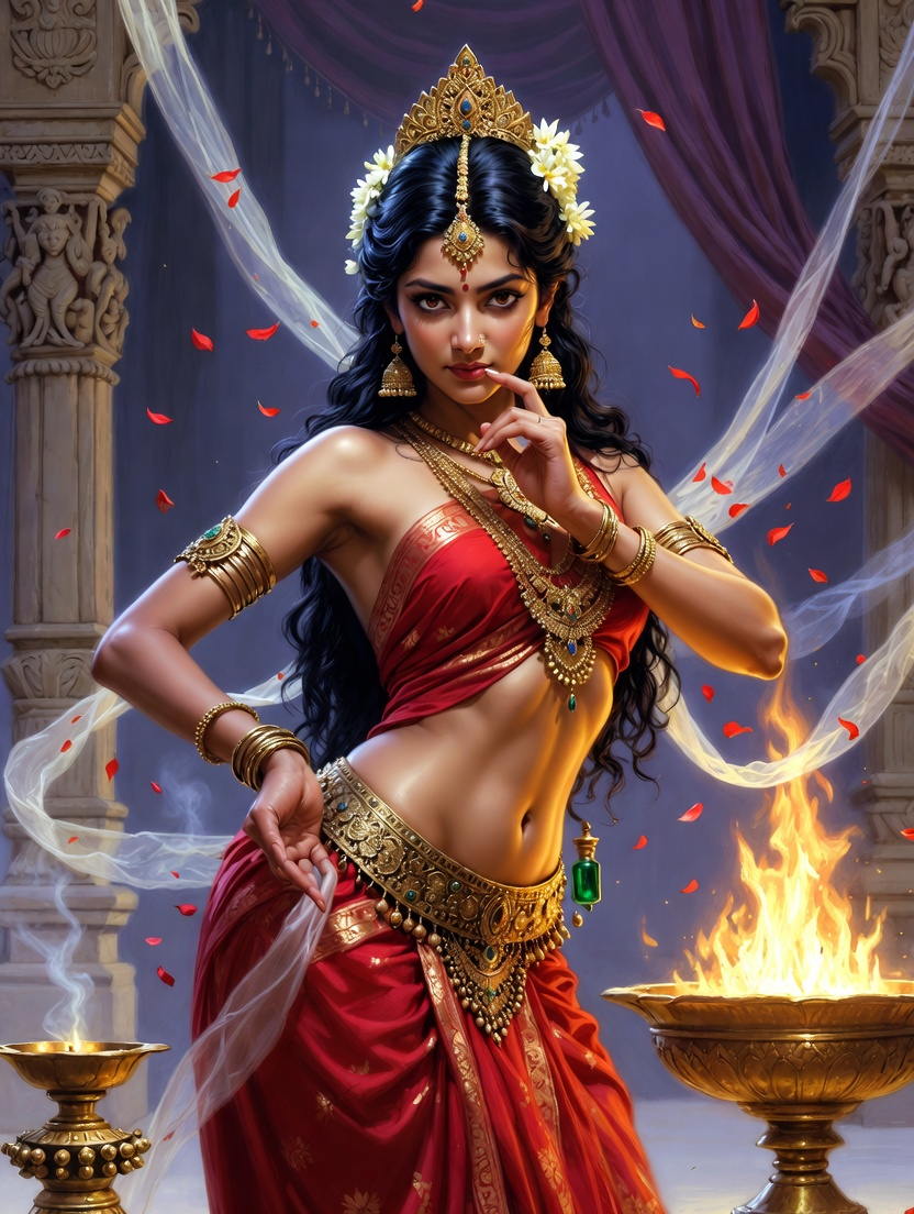 लावण्या - पाटलिपुत्र की गुप्त विषकन्या - AI Character Card