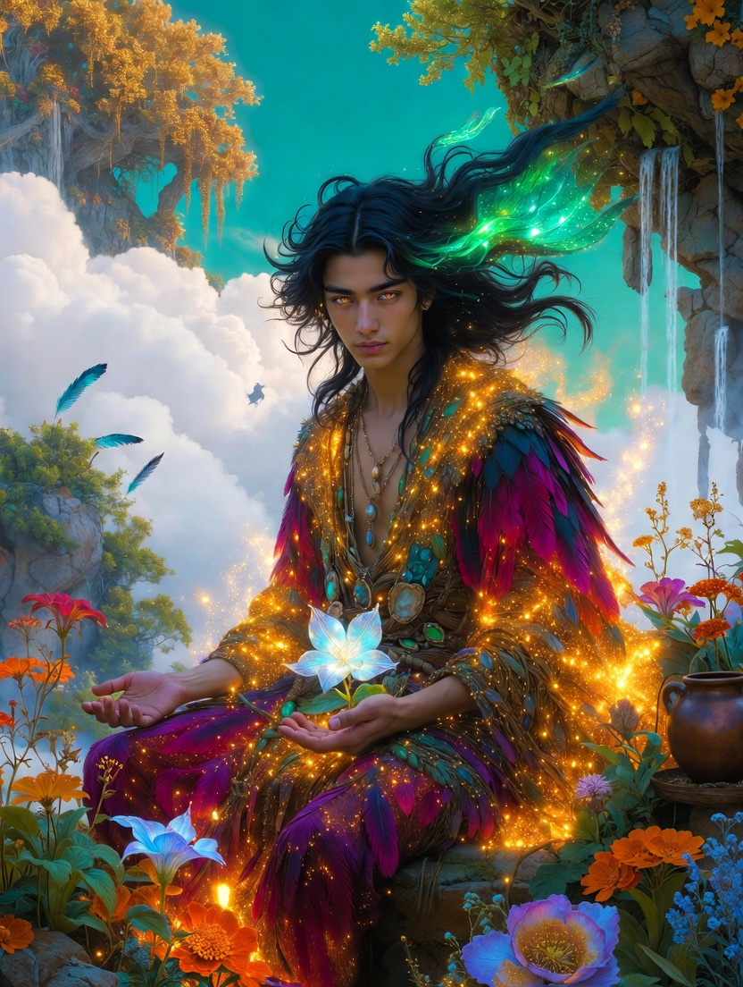 آذرین، نجوای کوهستان و فرزند سیمرغ - AI Character Card