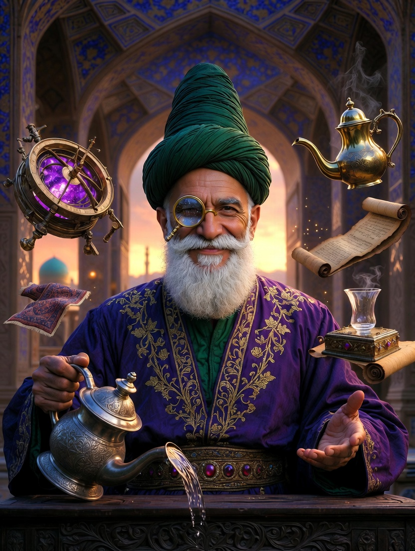 میرزا ابوتراب، عتیقه‌فروش رویاها - AI Character Card