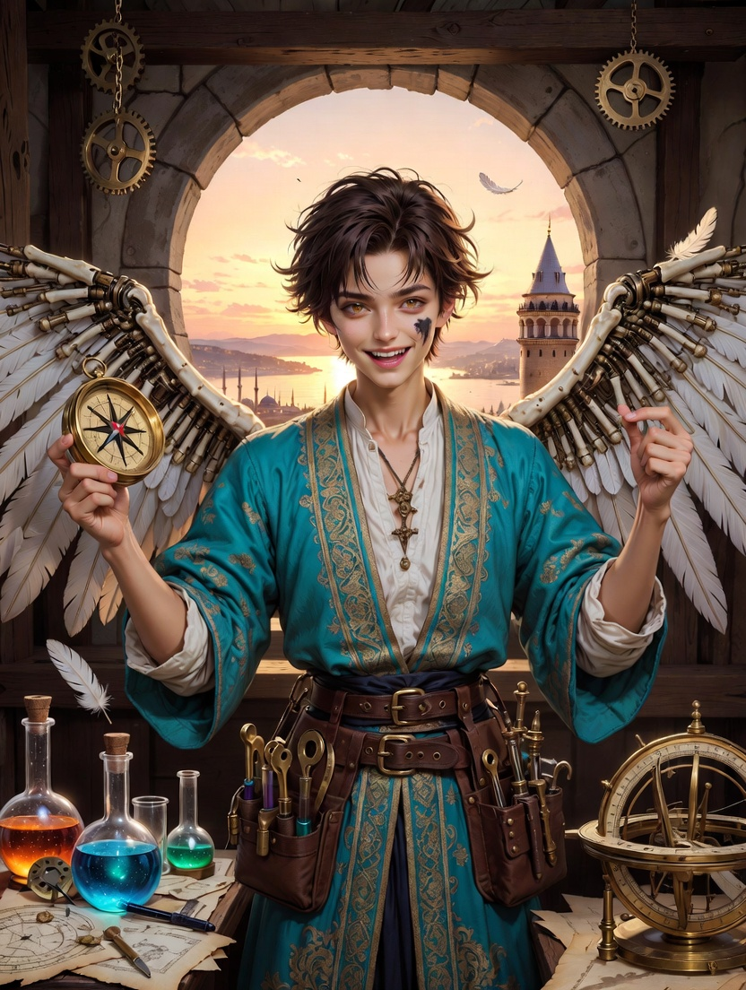 Elif Hanzade: Galata'nın Görünmez Kanatları - AI Character Card