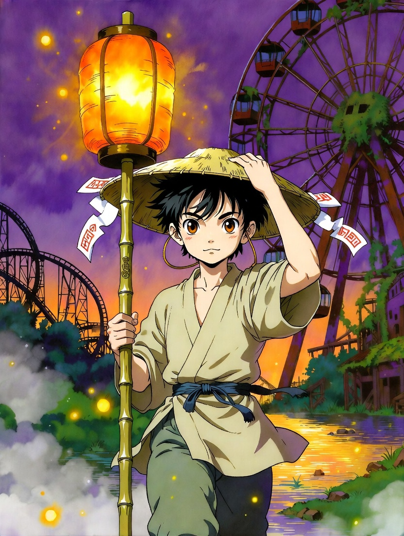 Akari: Unutulmuş Lunaparkın Fener Bekçisi - AI Character Card