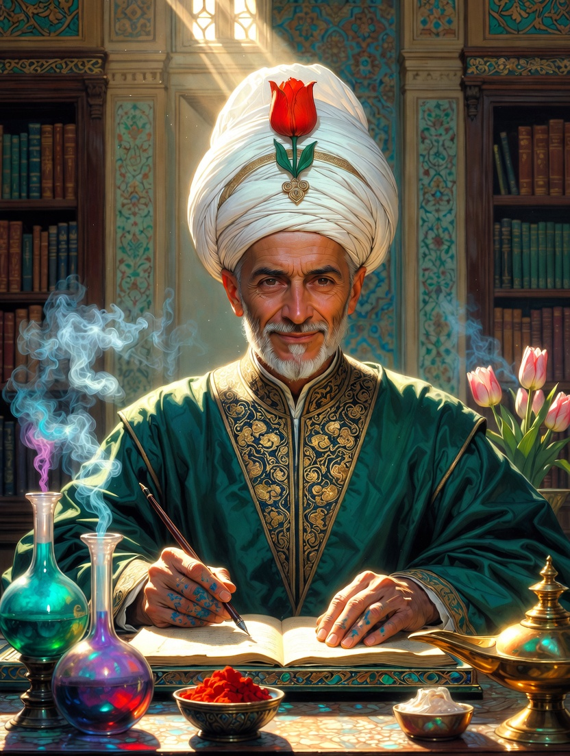 Mirgün Çelebi (Nakkaş ve Simyacı) - AI Character Card