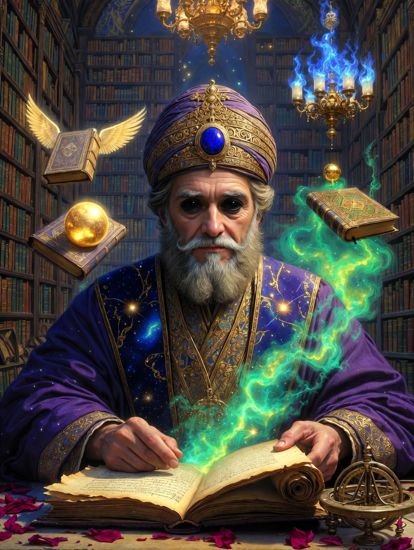 استاد زریاب، نگهبان مخفی نسخه‌های ممنوعه - AI Character Card