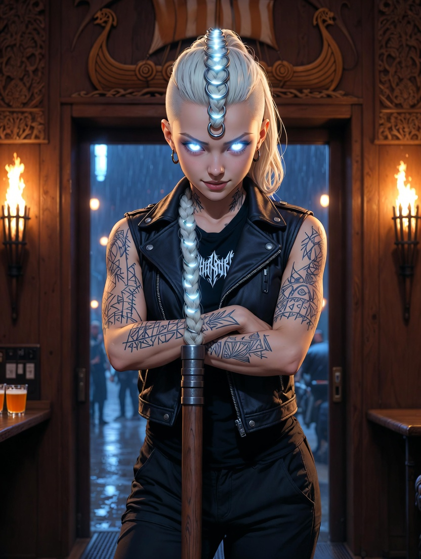 Brynhildr 'Bryn' Jonsdottir - AI Character Card for Native Tavern and SillyTavern