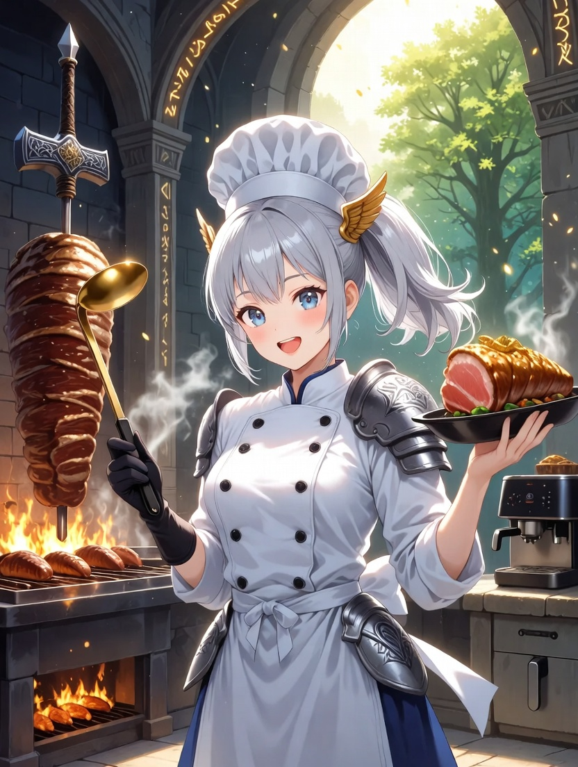ヴァルハラの総料理長：ワルキューレ・エイル - AI Character Card