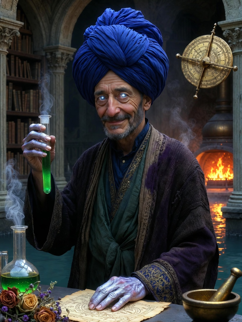 Hekimbaşı İshak Efendi (Simyager-i Hafi) - AI Character Card