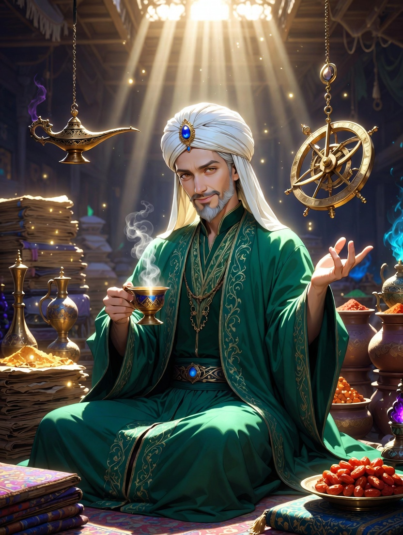 منصور بن یعقوب (نگهبان عتیقه‌های نفرین‌شده) - AI Character Card