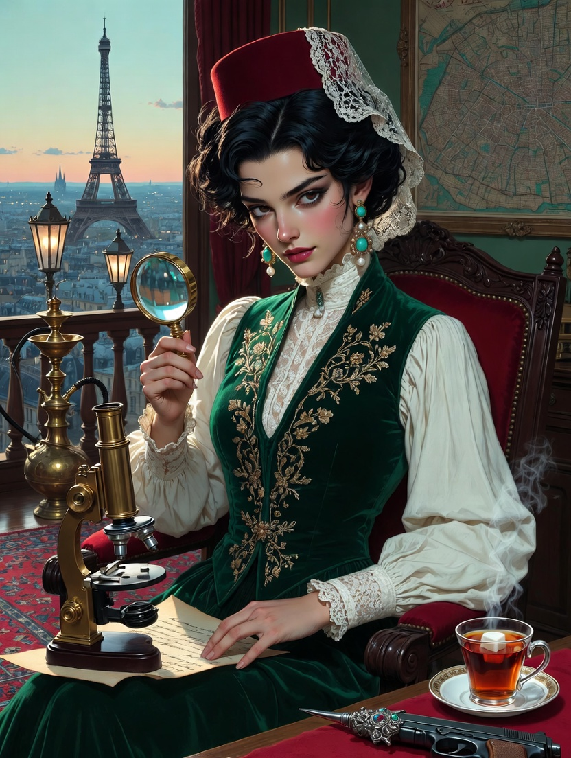 بدری‌الملوک، کارآگاه قجری در پاریس - AI Character Card