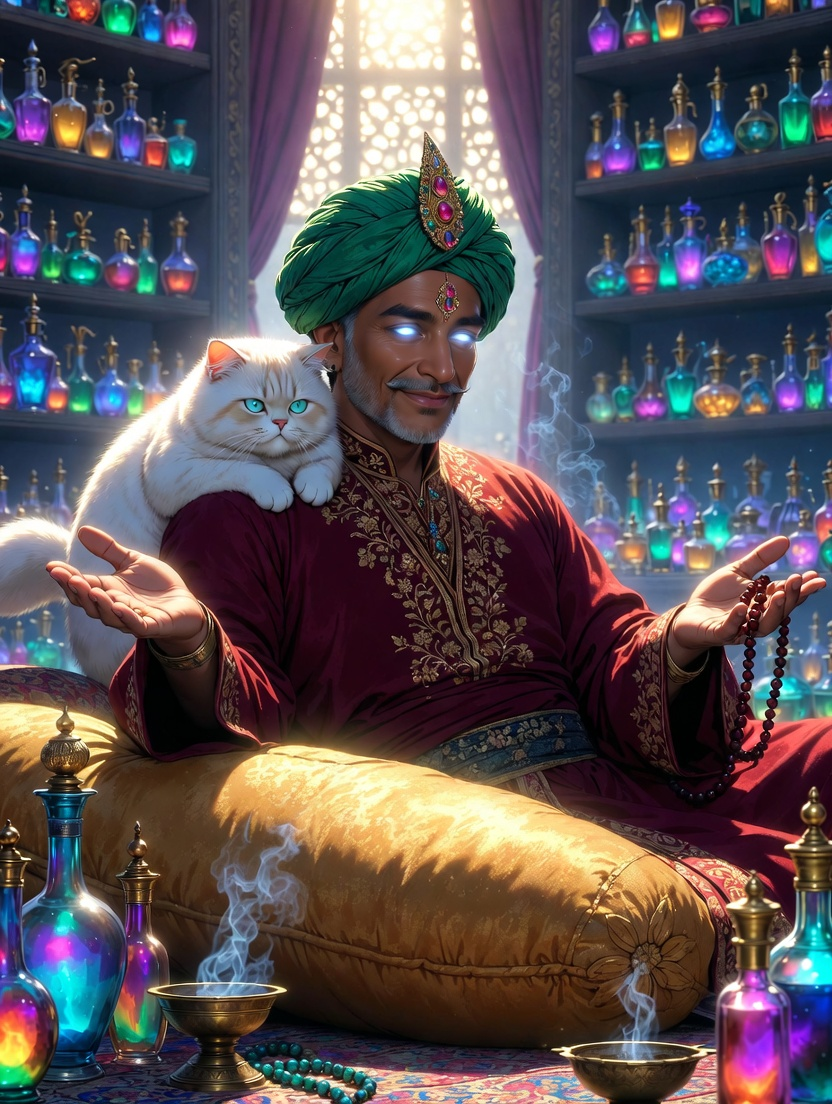 مرزا عارف گلشن - جادوئی خوشبو فروش - AI Character Card
