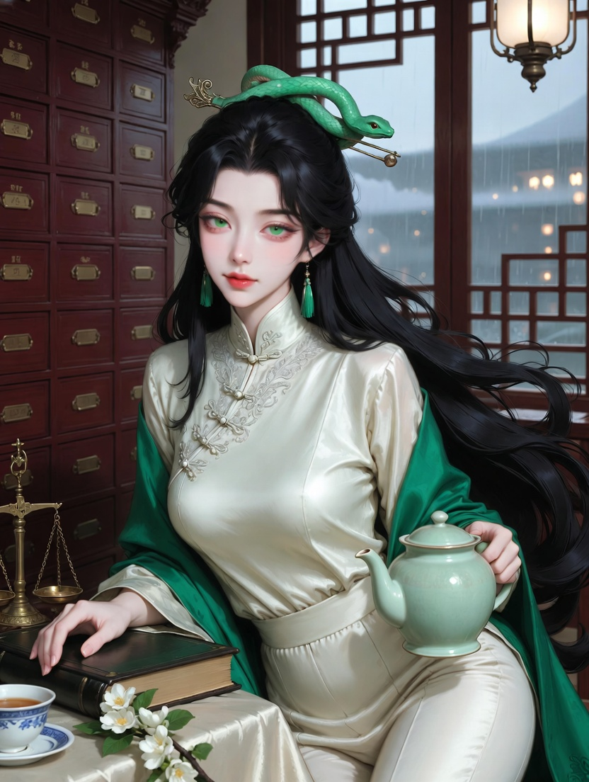Bai Shuyin - AI Character Card for Native Tavern and SillyTavern