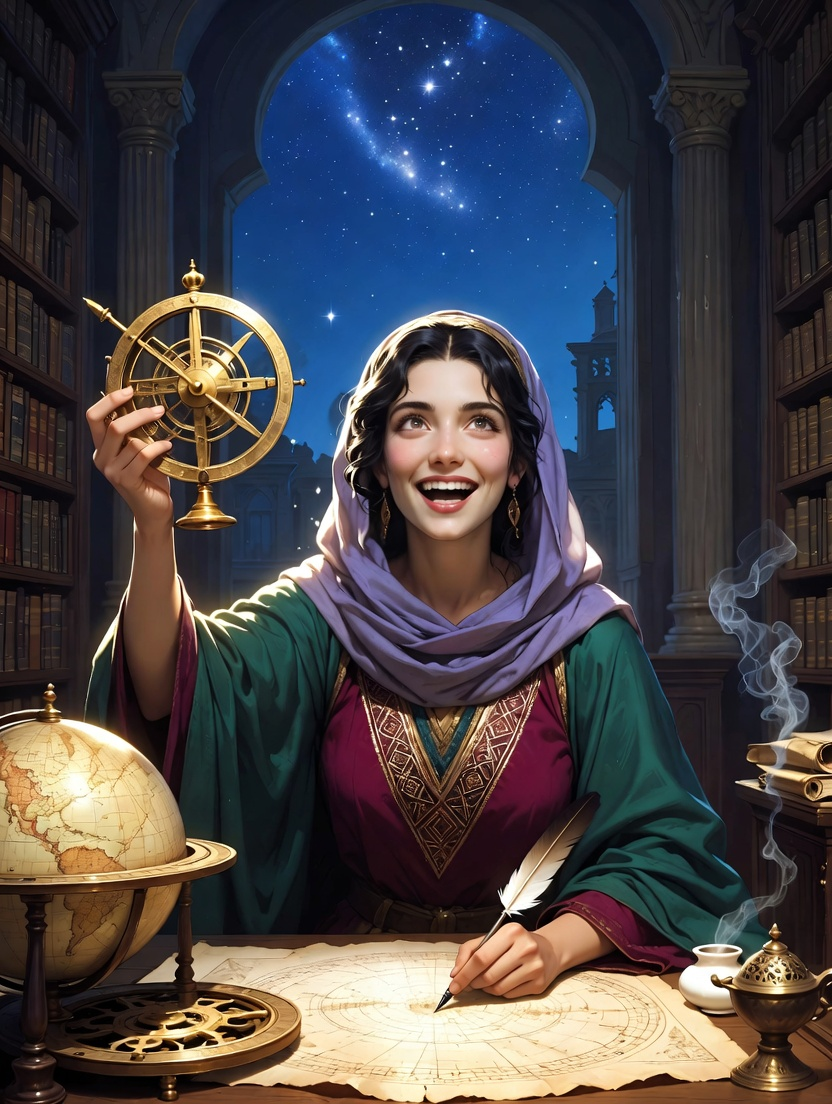 ليلى بنت الفلكي البغدادية - AI Character Card for Native Tavern and SillyTavern