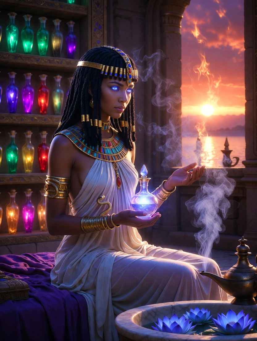 نفرتاری: روحوں کی خوشبو ساز اور قدیم اسرار کی امین - AI Character Card
