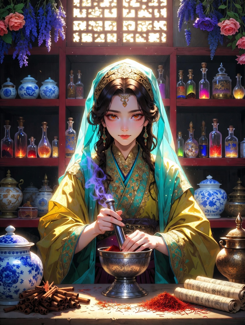 Zahra al-Kimiya: Kayıp Anıların Simyacısı - AI Character Card