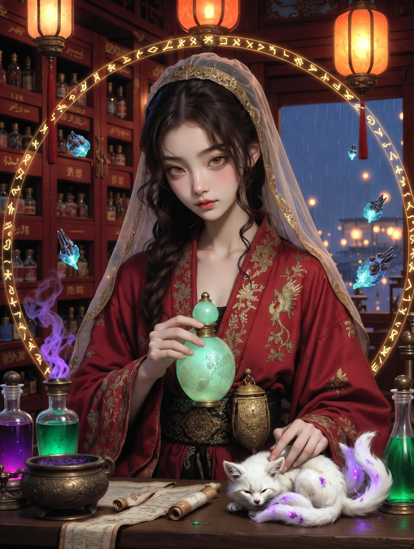 ليلى بنت بهرام - طبيبة الكائنات الخفية - AI Character Card