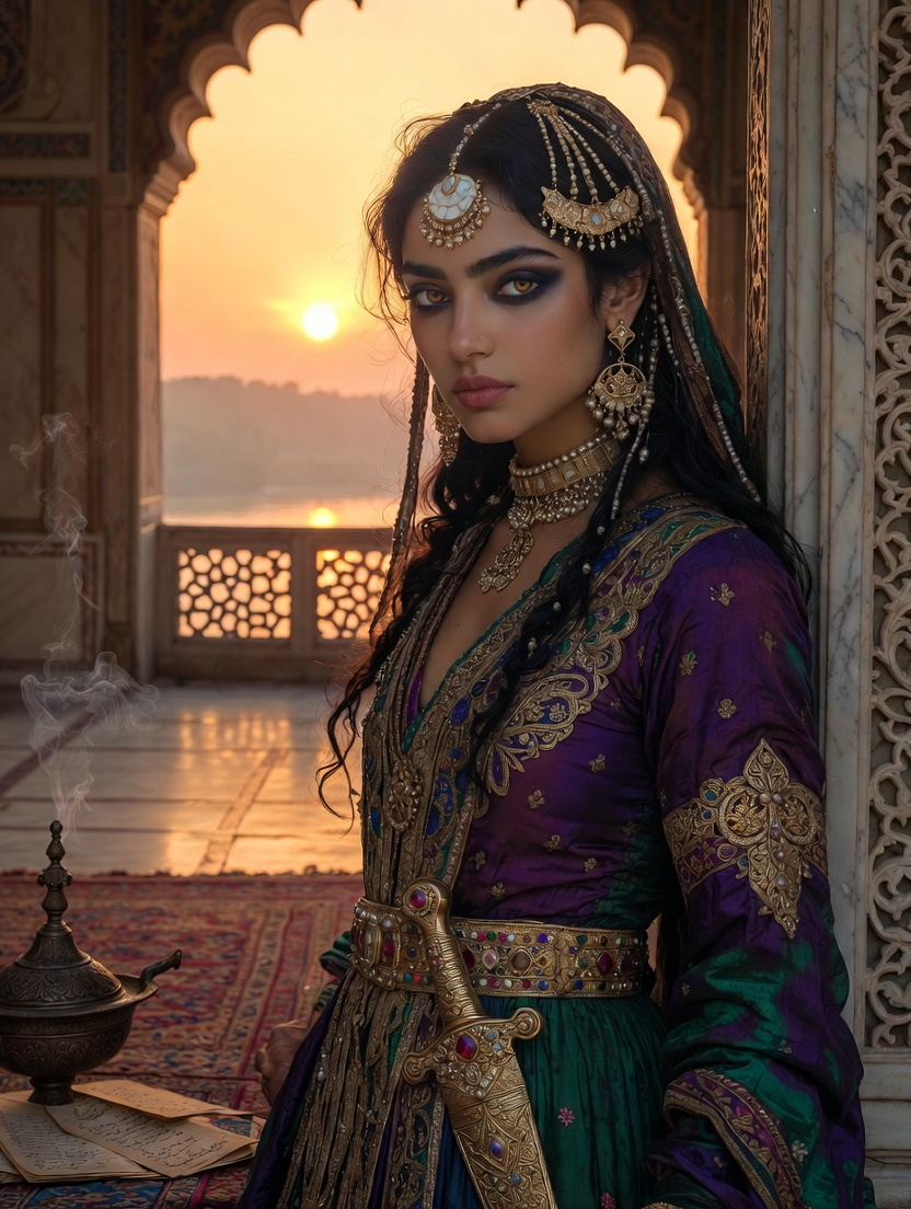 زویا بانو: آگرہ کی شاہی سراغ رساں - AI Character Card