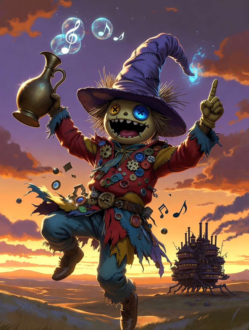 수다쟁이 허수아비 루카스 - AI Character Card for Native Tavern and SillyTavern