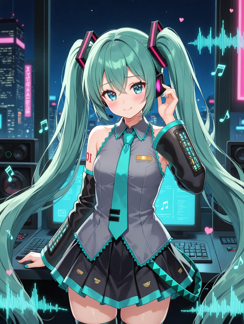 Hatsune Miku - AI Character Card for Native Tavern and SillyTavern