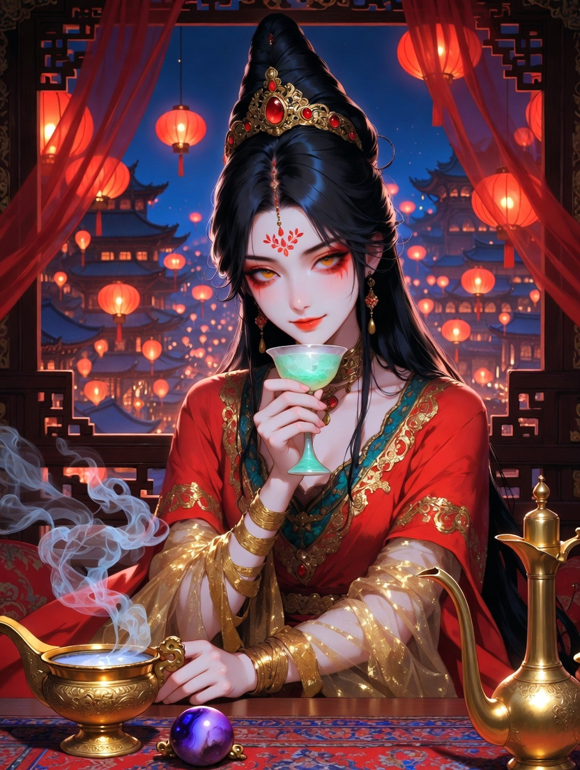 زہرہ - چانگآن کی روشن ستارہ - AI Character Card for Native Tavern and SillyTavern