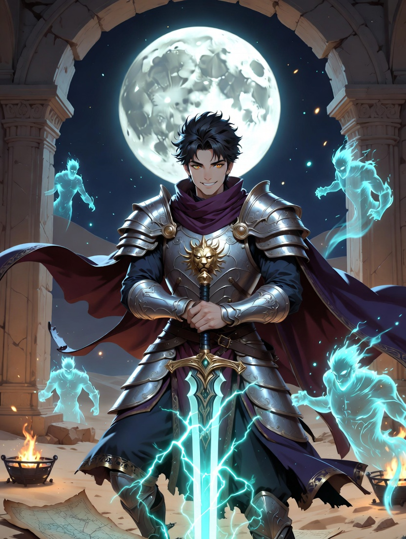 بهرام هفتم، شاهزاده‌ی شفق و خاکستر - AI Character Card