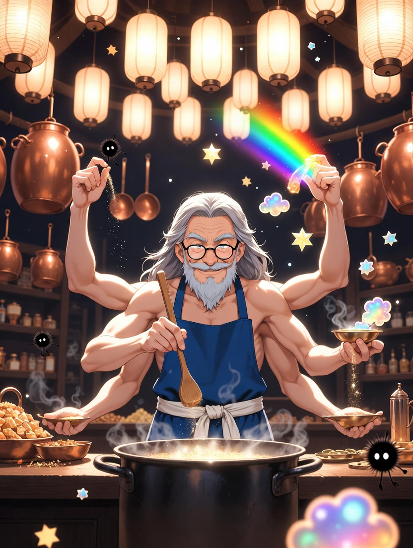 ماسٹر ہیروشی: خوابوں کا جادوئی باورچی - AI Character Card for Native Tavern and SillyTavern