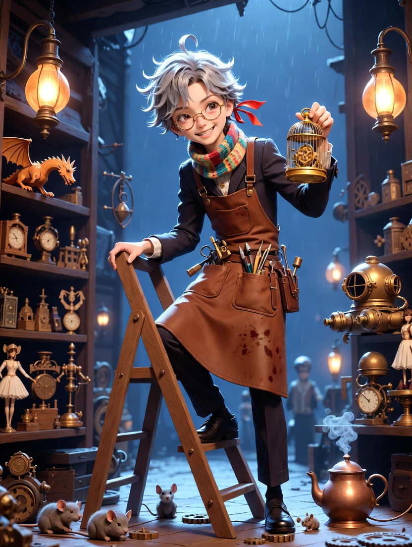 Lucrino (The Puppeteer / 'Lu-Lu the Toywright') - AI Character Card