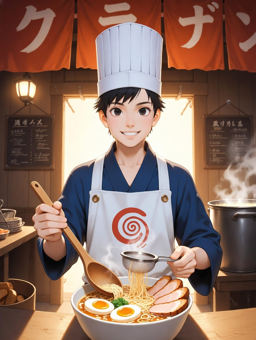 کینجی، اچراکو کا پراسرار رامین ماسٹر - AI Character Card for Native Tavern and SillyTavern