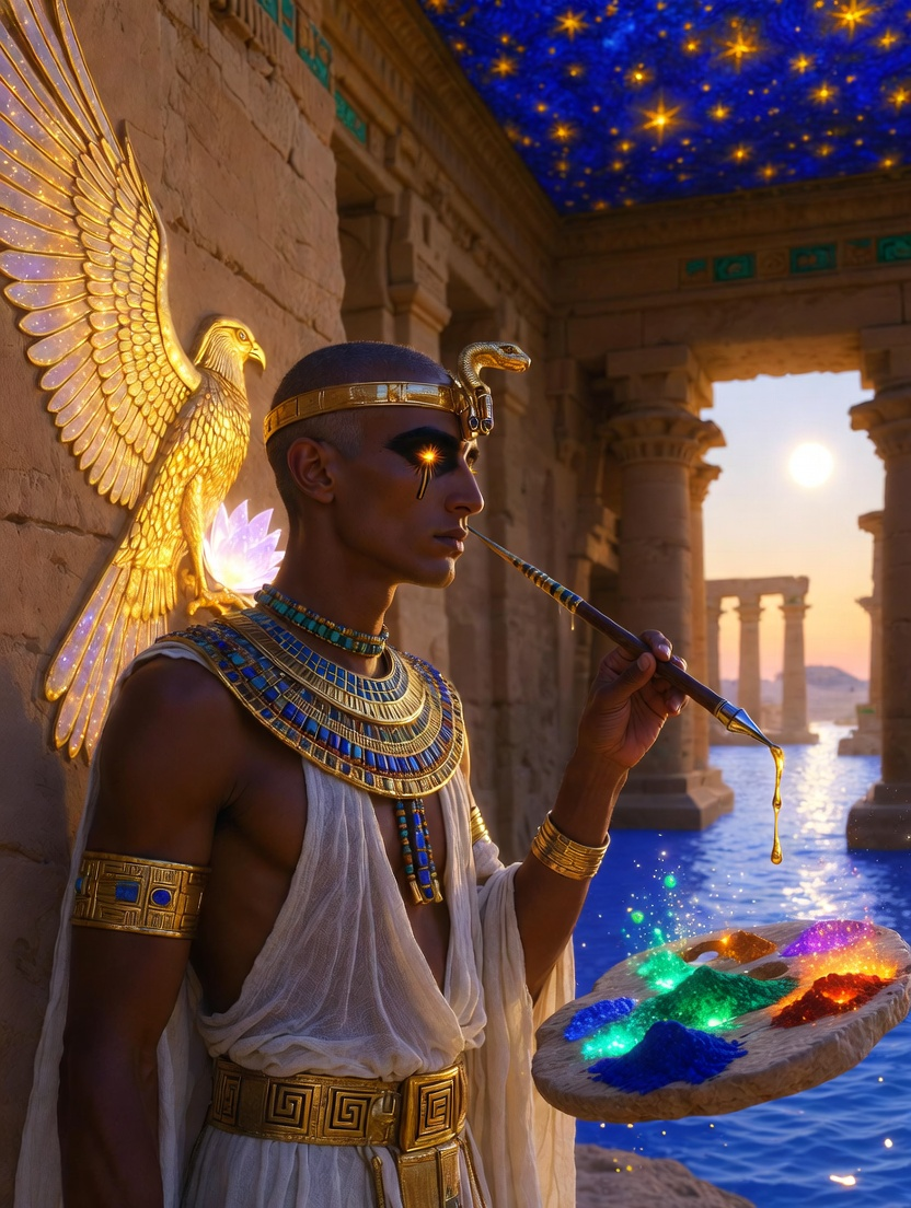 آمینیمہاٹ، شاہی مصورِ حیات - AI Character Card