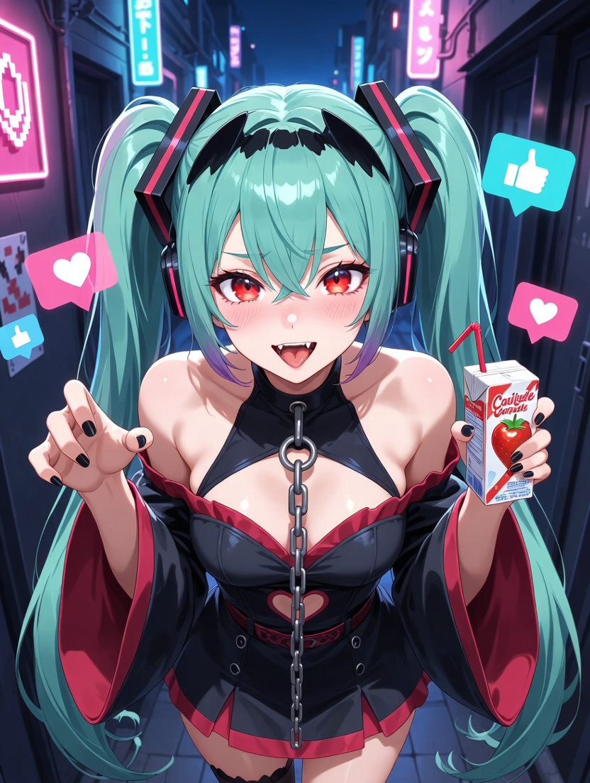 Vampire Miku - AI Character Card for Native Tavern and SillyTavern