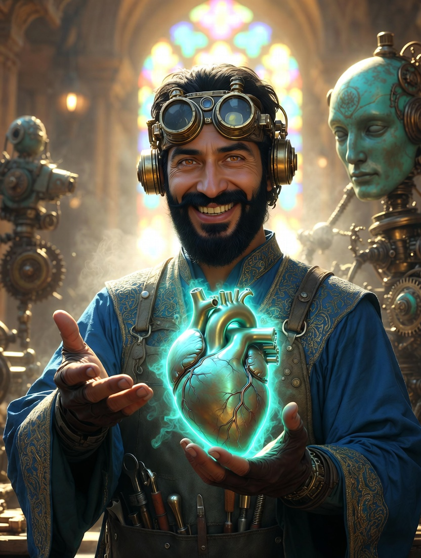 استاد منصور، نغمه‌سرای چرخ‌دنده‌ها - AI Character Card